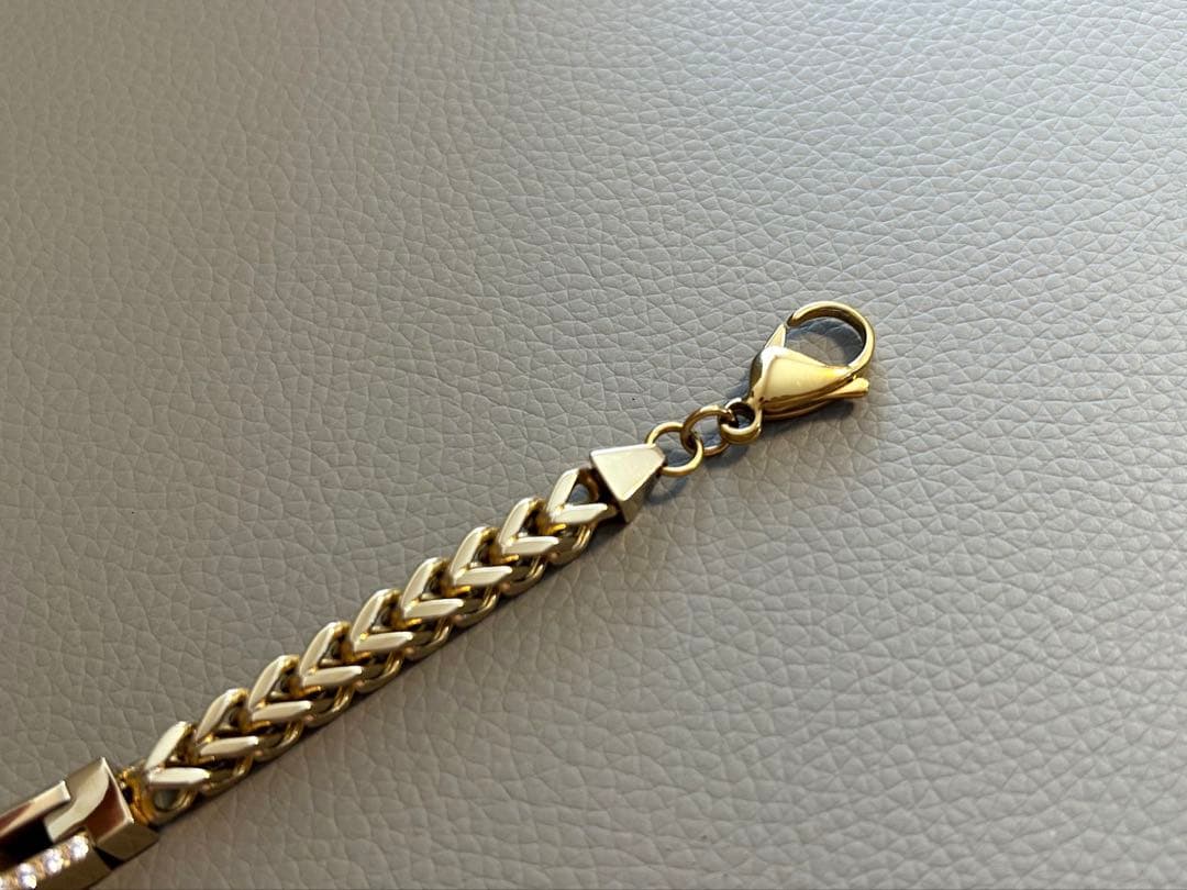 BLESS クロスチェーンブレスレット ゴールド