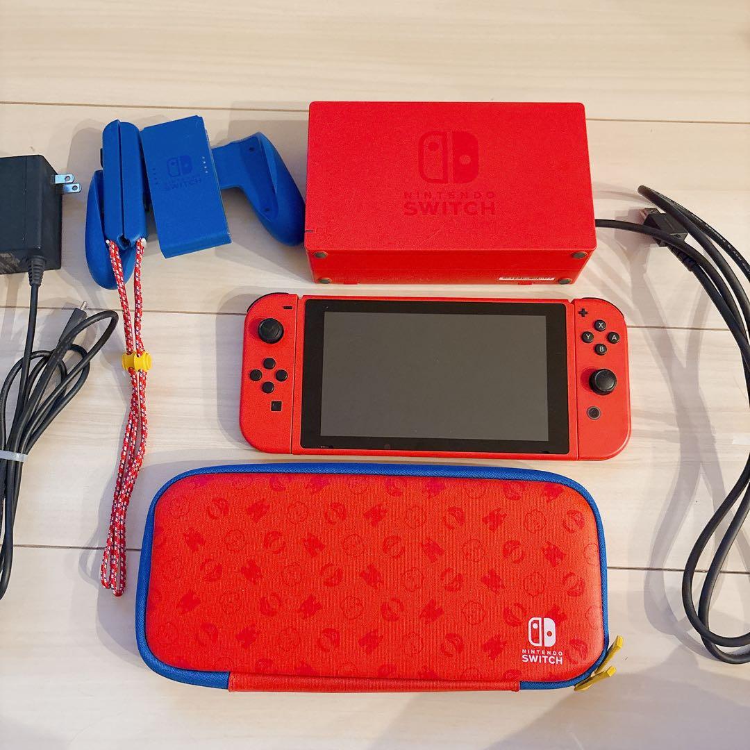 【ジャンク品】Nintendo Switch マリオレッド × ブルー