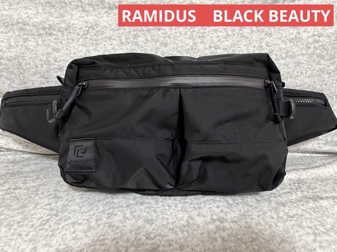 RAMIDUS　BLACK BEAUTY　WAIST BAG (L)　ラミダス
