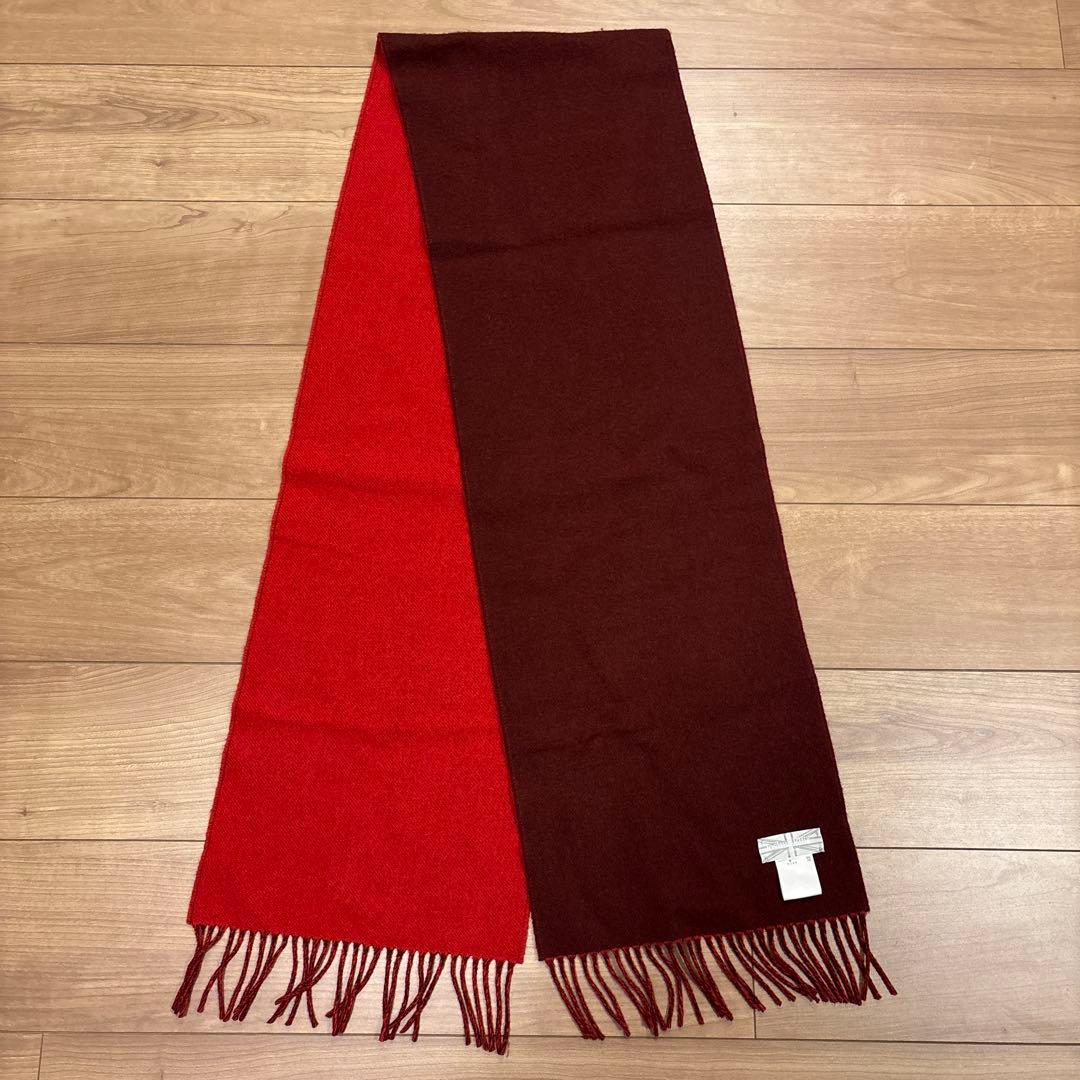 Joshua Ellis ウール×カシミヤ ストール 30㎝×180㎝