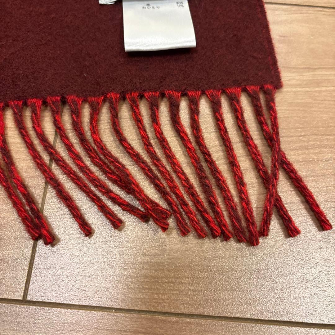 Joshua Ellis ウール×カシミヤ ストール 30㎝×180㎝