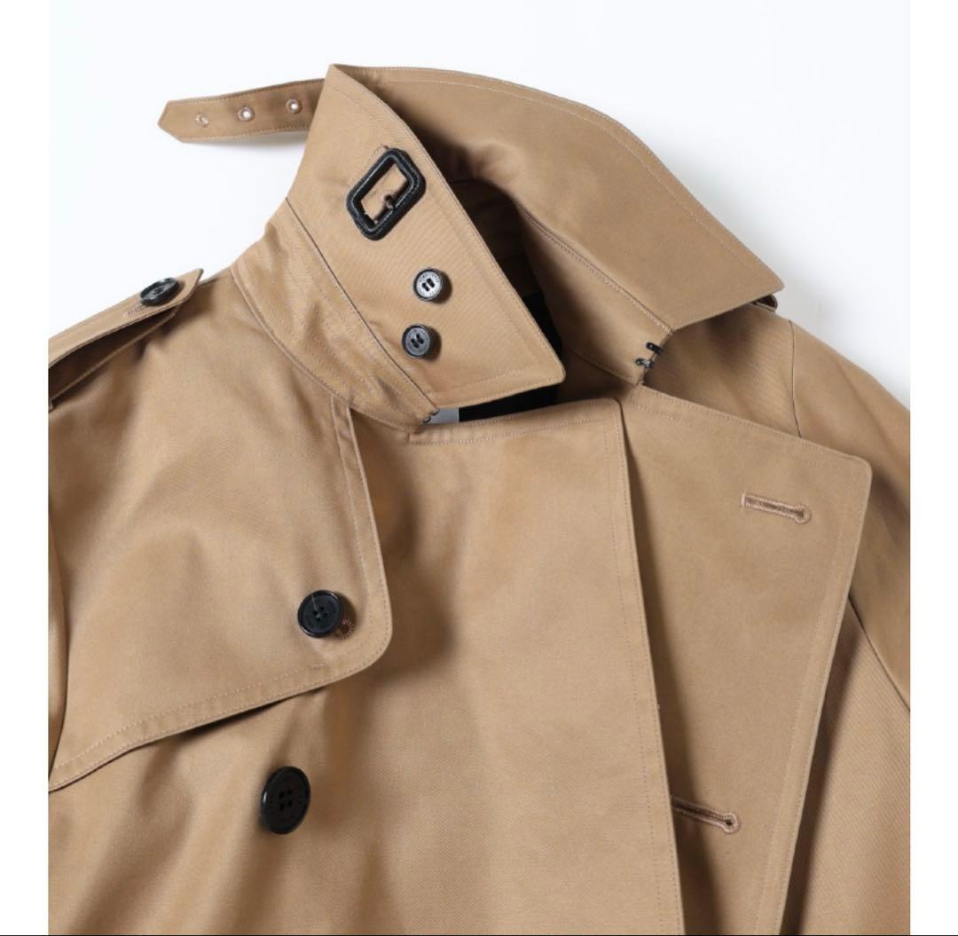 新品タグ付＜HYKE＞レギュラー トレンチ コート