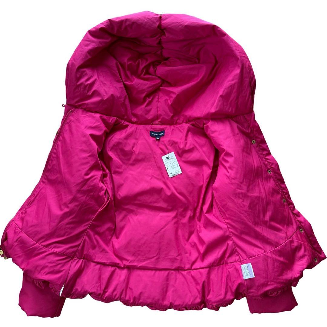 タグ付き ラルフローレン ダウンジャケット フリル ピンク 160 S相当