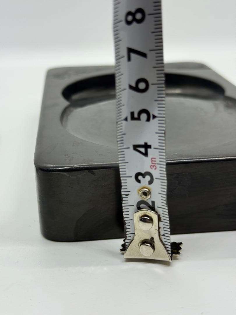 硯　作者入り　【十一代 雨宮静軒 作】雨端硯