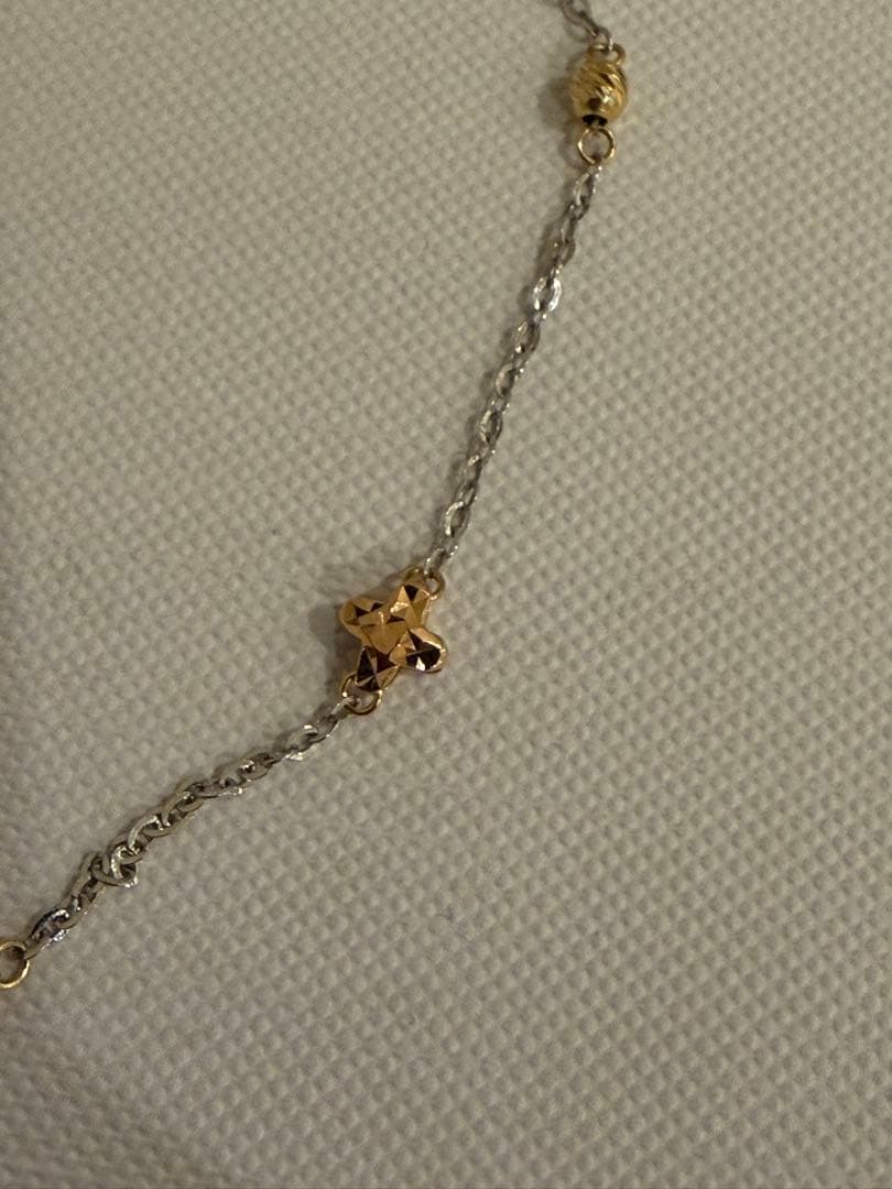 AU750 k18 ホワイトゴールド ゴールド ロースゴールド ブレスレット