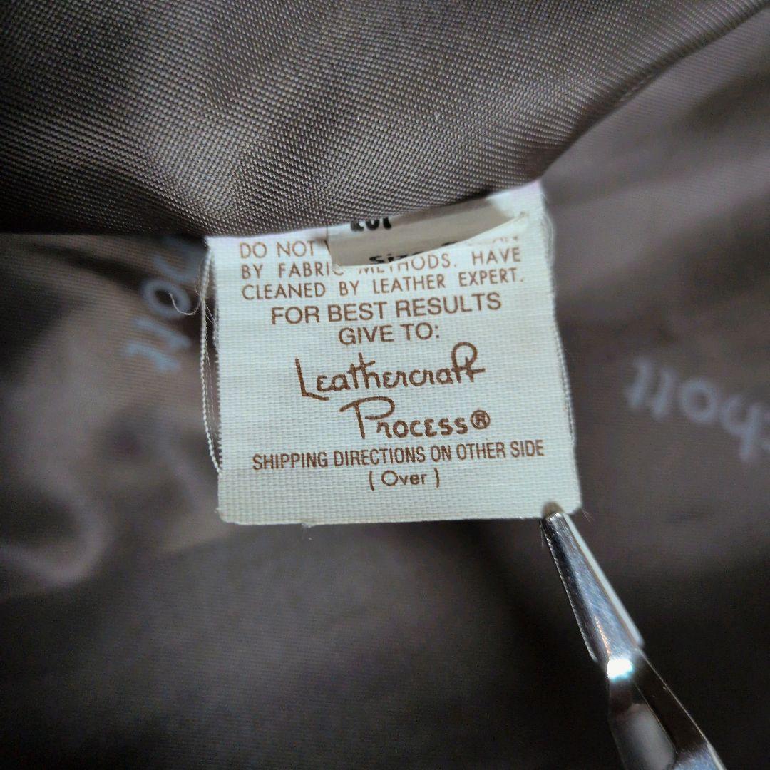 【廃盤】USA製 Schott AT101 レザージャケット ブラウン 38