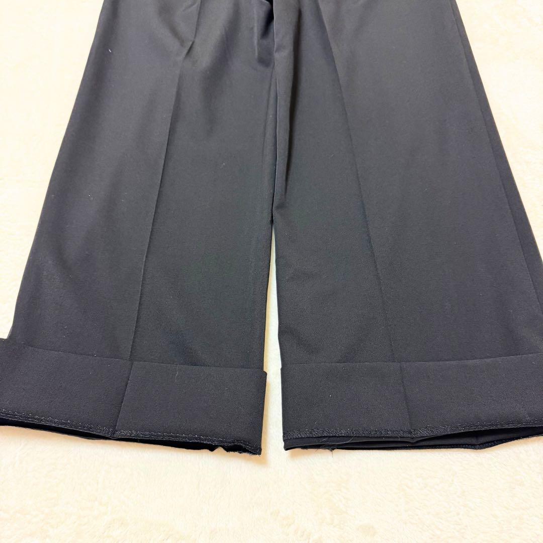 【マーガレットハウエル】スーツ セットアップ パンツ テーラードジャケット 黒