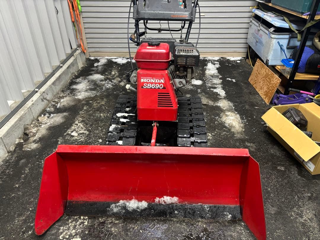除雪機　ホンダ　SB690 実働品　エンジン異音あり