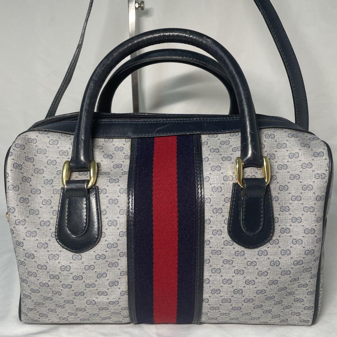 GUCCI グッチ ミニボストン　ショルダー 2way シェリーライン バッグ