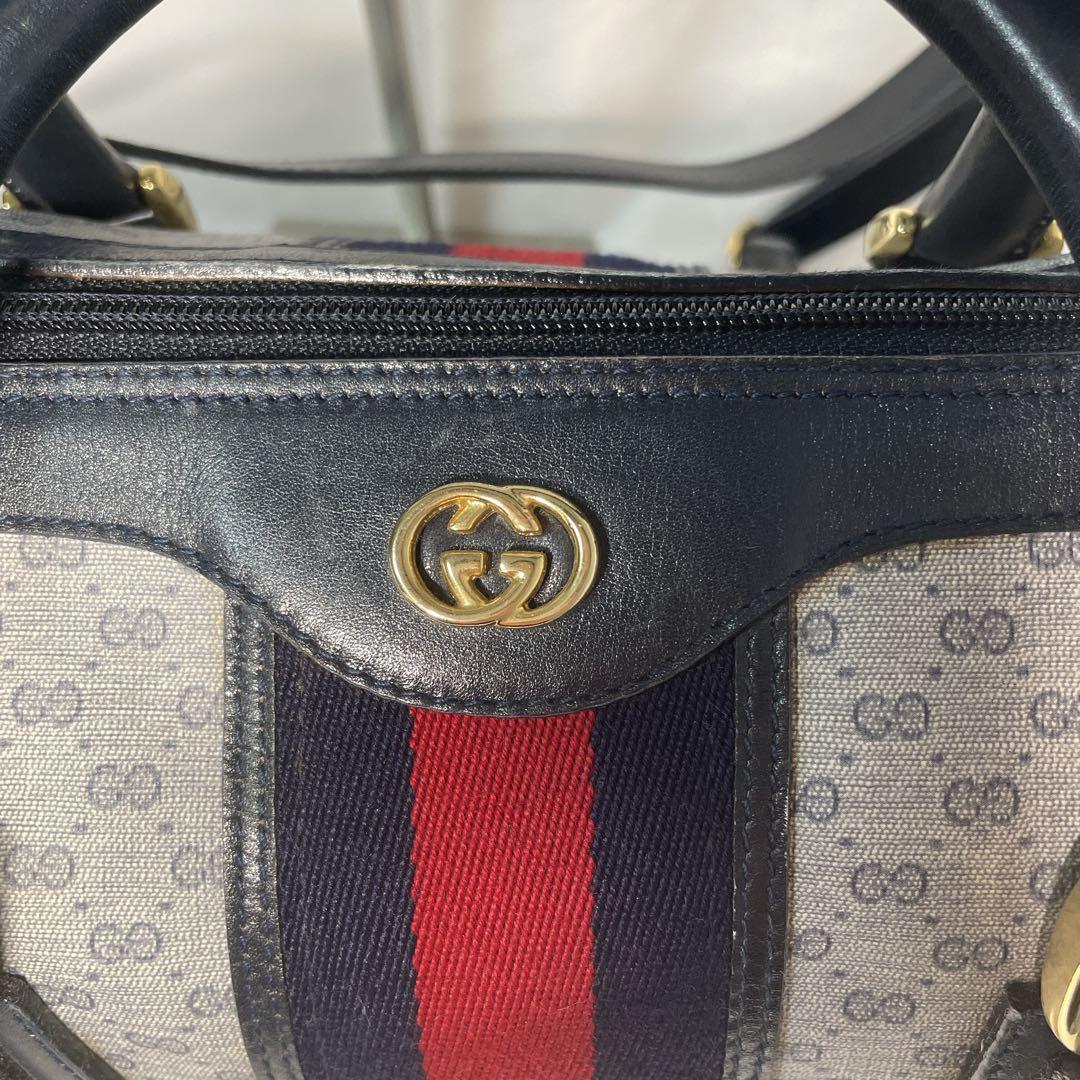 GUCCI グッチ ミニボストン　ショルダー 2way シェリーライン バッグ