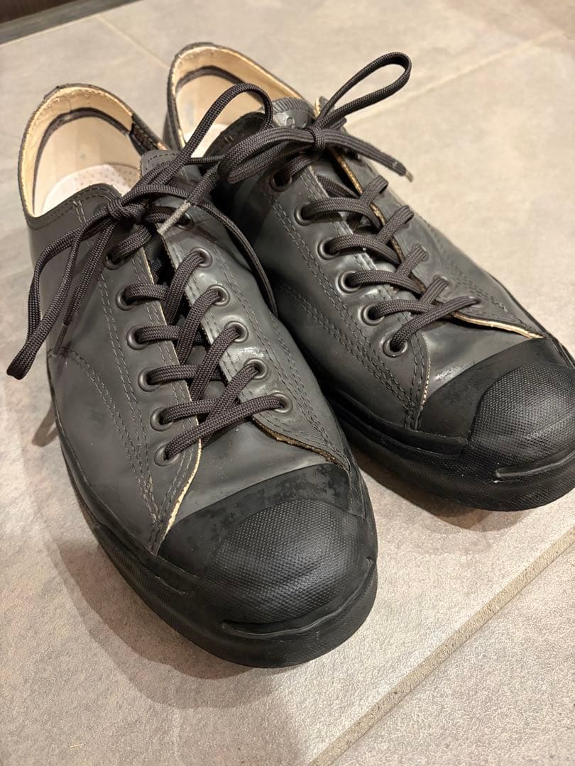 廃盤希少counter climateコンバースジャックパーセル　オールブラック