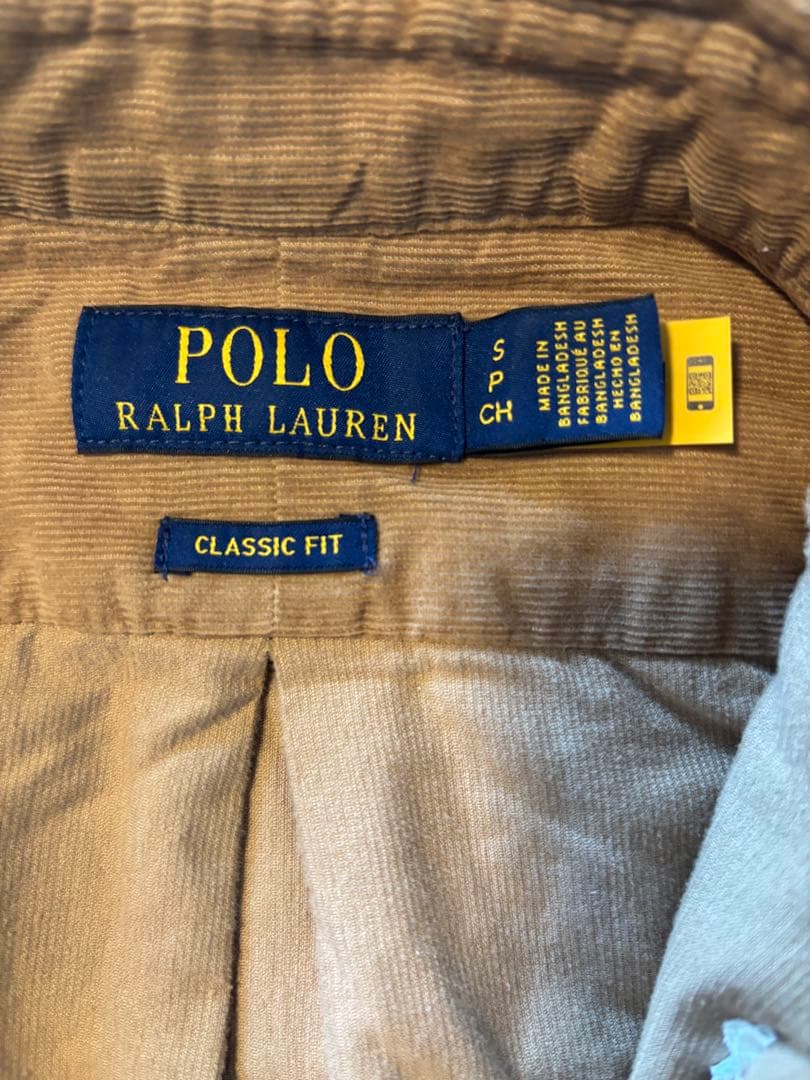 Polo Ralph Lauren クラシック コーデュロイ シャツ メンズS
