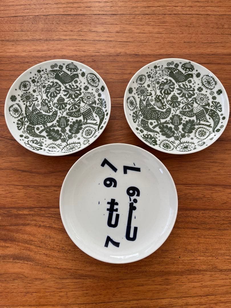 東屋　印判小皿 カッコーなど　6枚セット