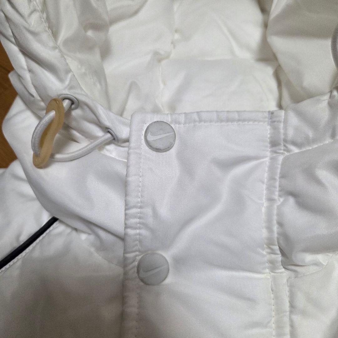 極美品　Nike ホワイト ベンチコート　ロングダウンジャケットLサイズ