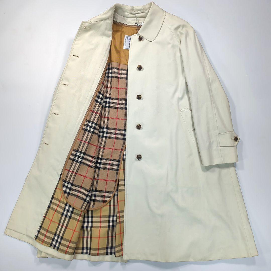 未使用タグ付き．BURBERRY ステンカラーコート ライナー付 ノバチェック