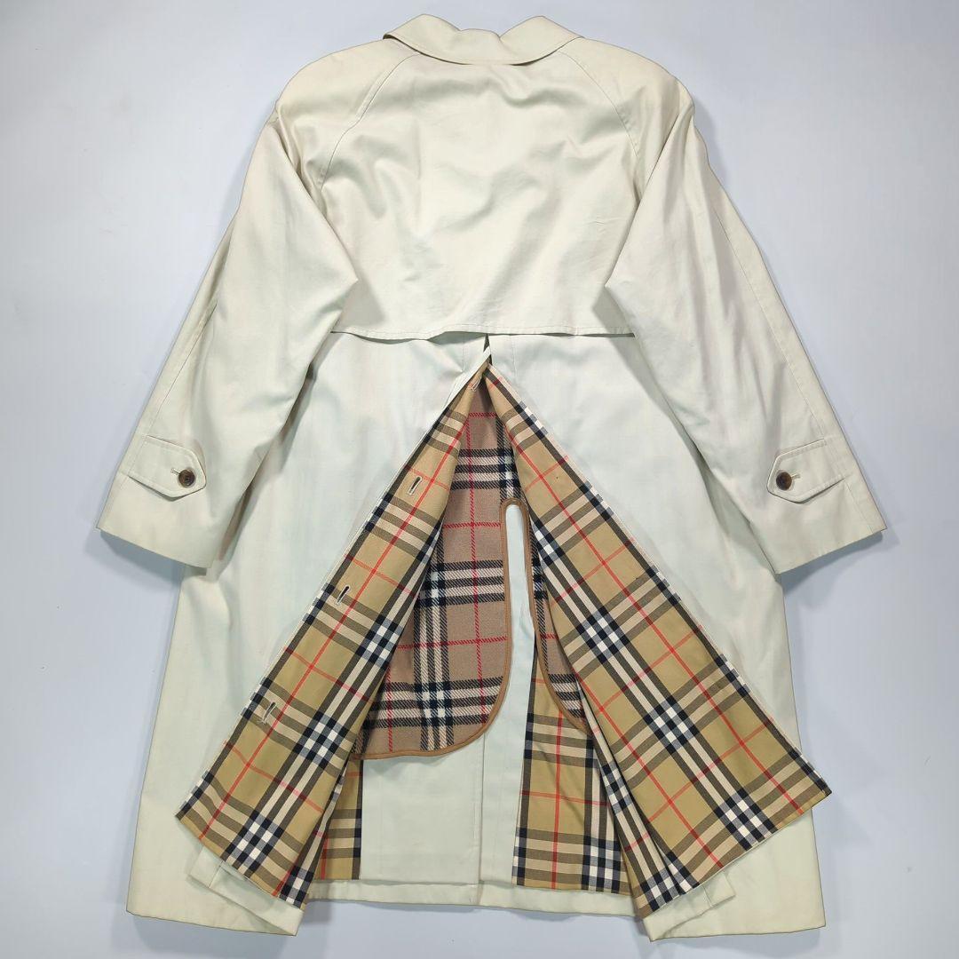 未使用タグ付き．BURBERRY ステンカラーコート ライナー付 ノバチェック