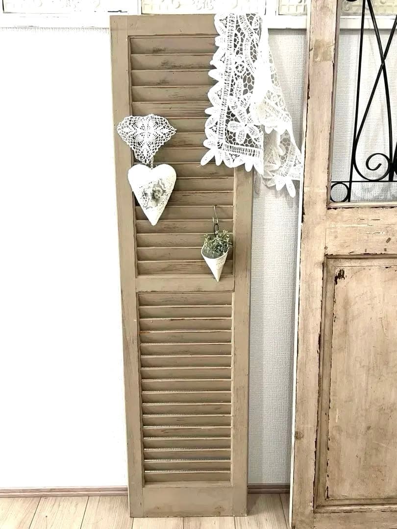 アンティーク＊シャビーシックルーバー＊ヴォレー＊パーテーション
