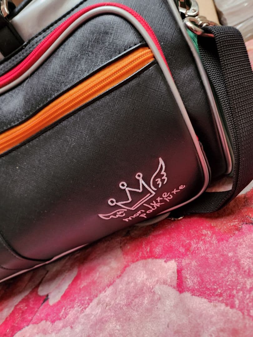 カステルバジャック　カラフルストライプ ゴルフボストンバッグ