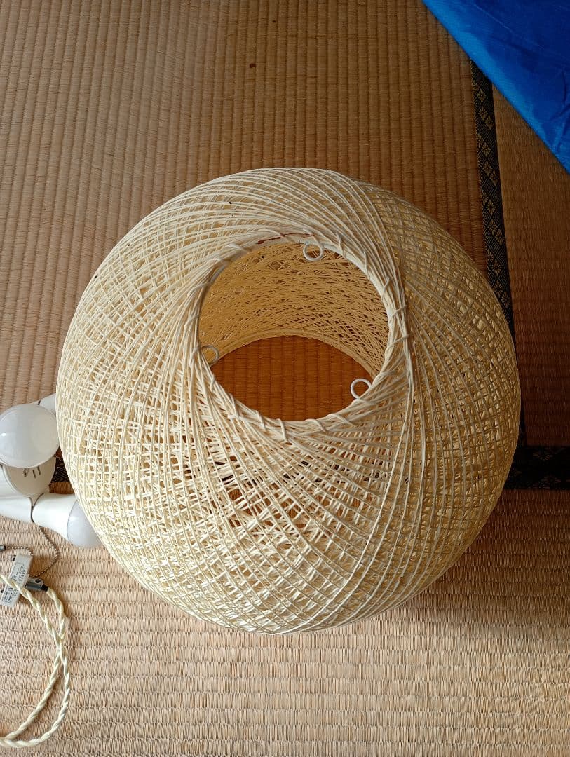 ペンダントライト　Led電球付　和　丸形照明　おしゃれ