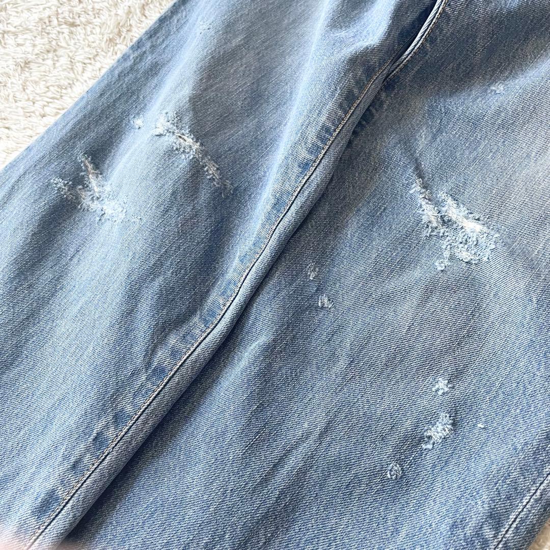 45R 極美品 おこめデニムの茜（加工）28