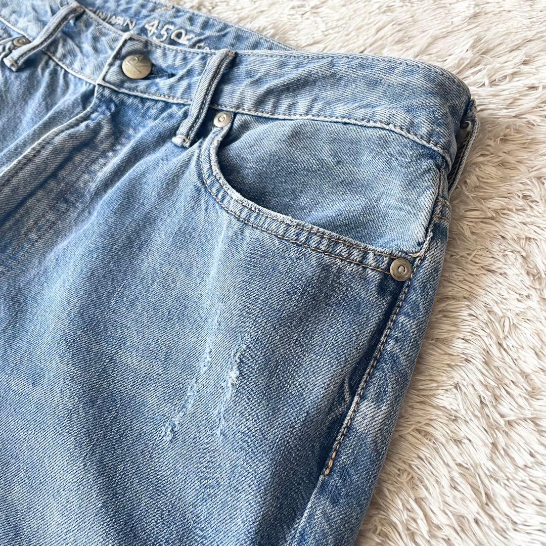 45R 極美品 おこめデニムの茜（加工）28