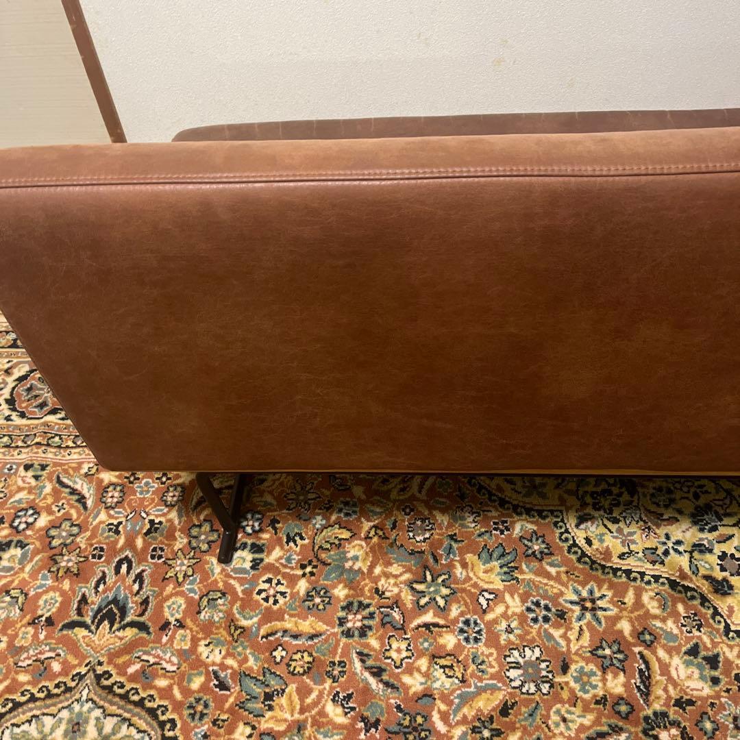 関家具　ソファ　ブラウン　アンティーク　ヴィンテージ　アイアン　COMFORM