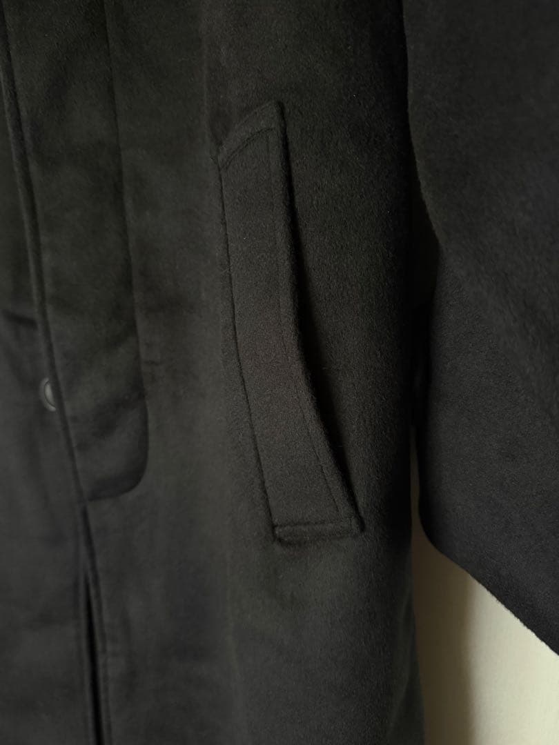 LURAKU ウールステンカラーロングコート