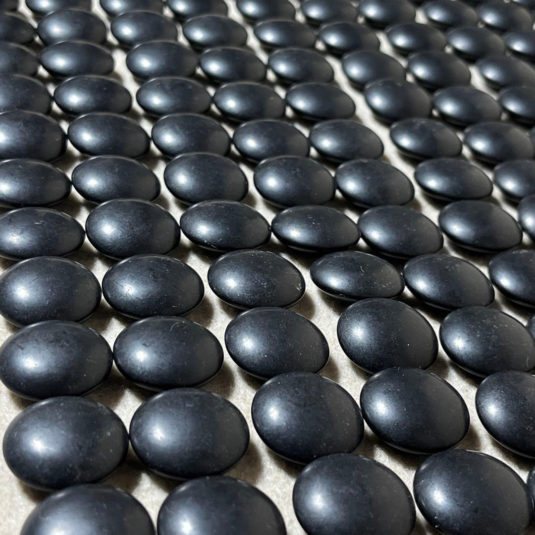 蛤碁石 32号 碁笥 碁石