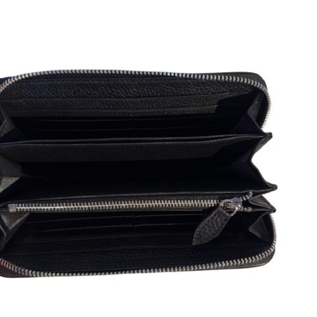 【新品】スタースティングレイ エイ革 長財布 ブラック ラウンドファスナー 本革