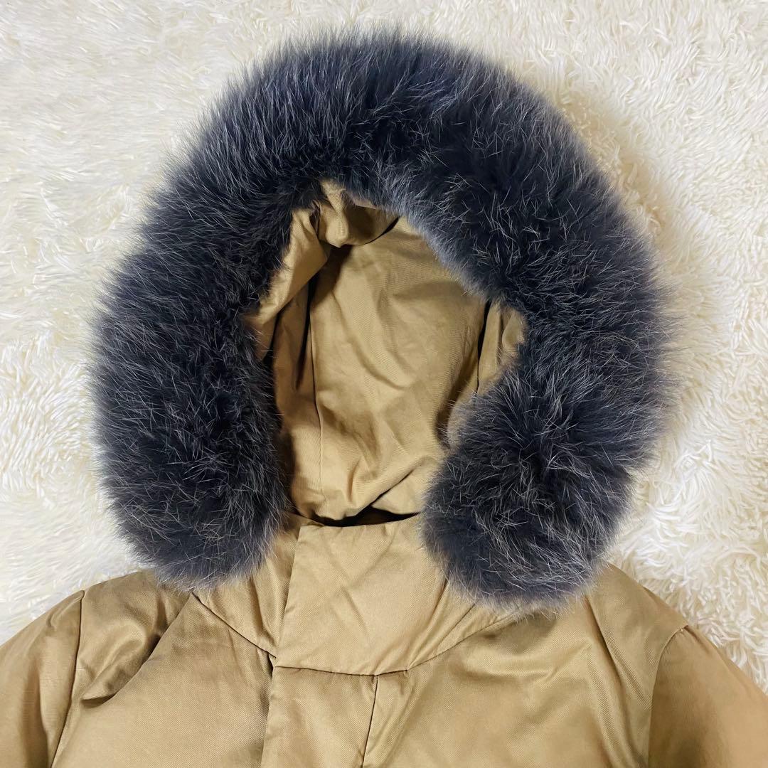 最終値下げ 美品✨ドゥロワー フォックスファー ダウンコート 36 定価20万