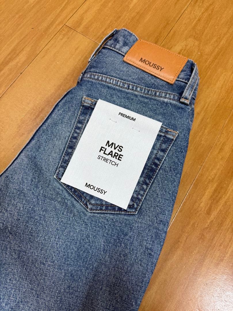 【新品】マウジーエムブイエスフレアパンツ24インチ