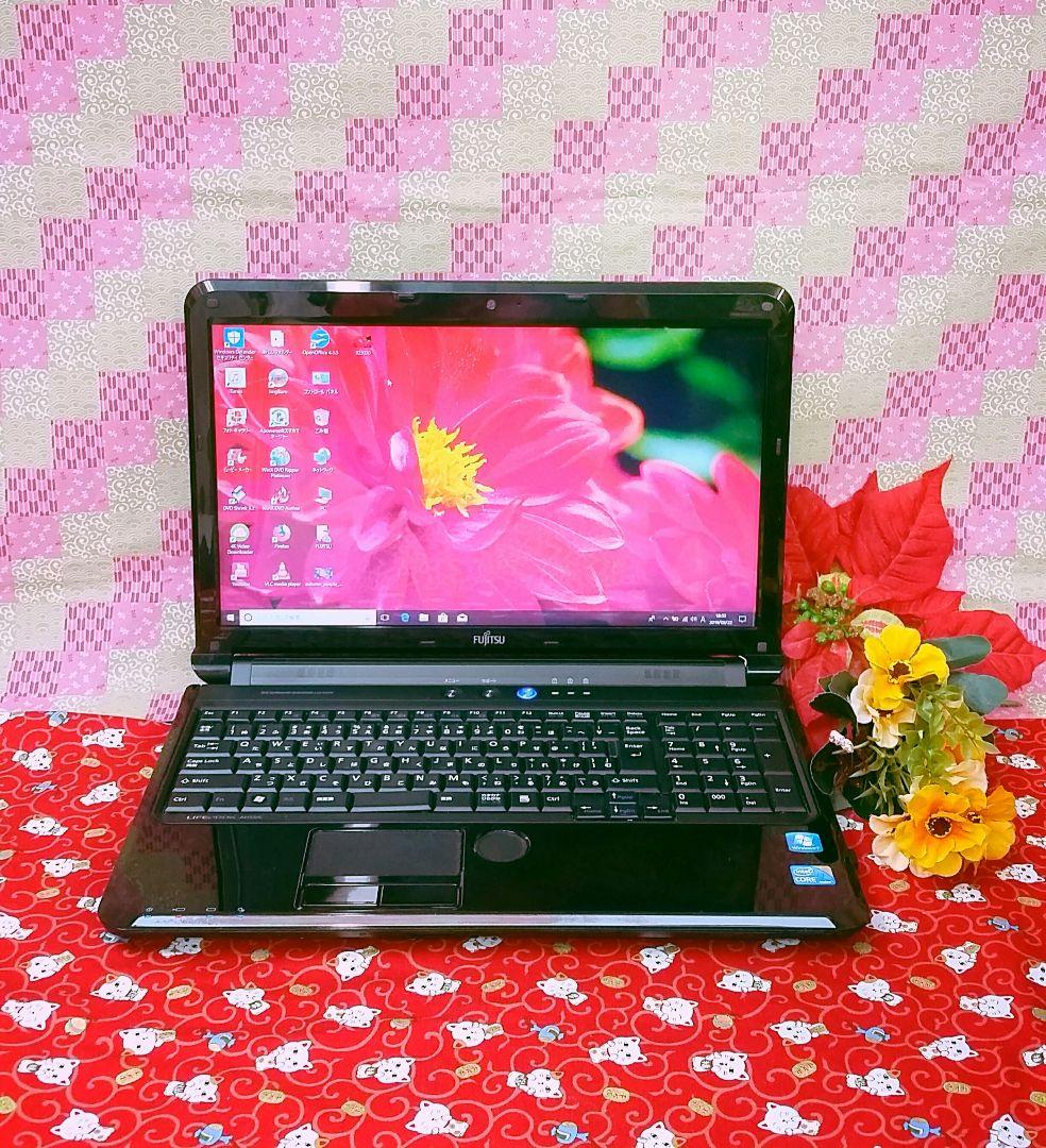 極上品！美品！テレワーク可能！富士通！新型Win11搭載！動画編集
画編集