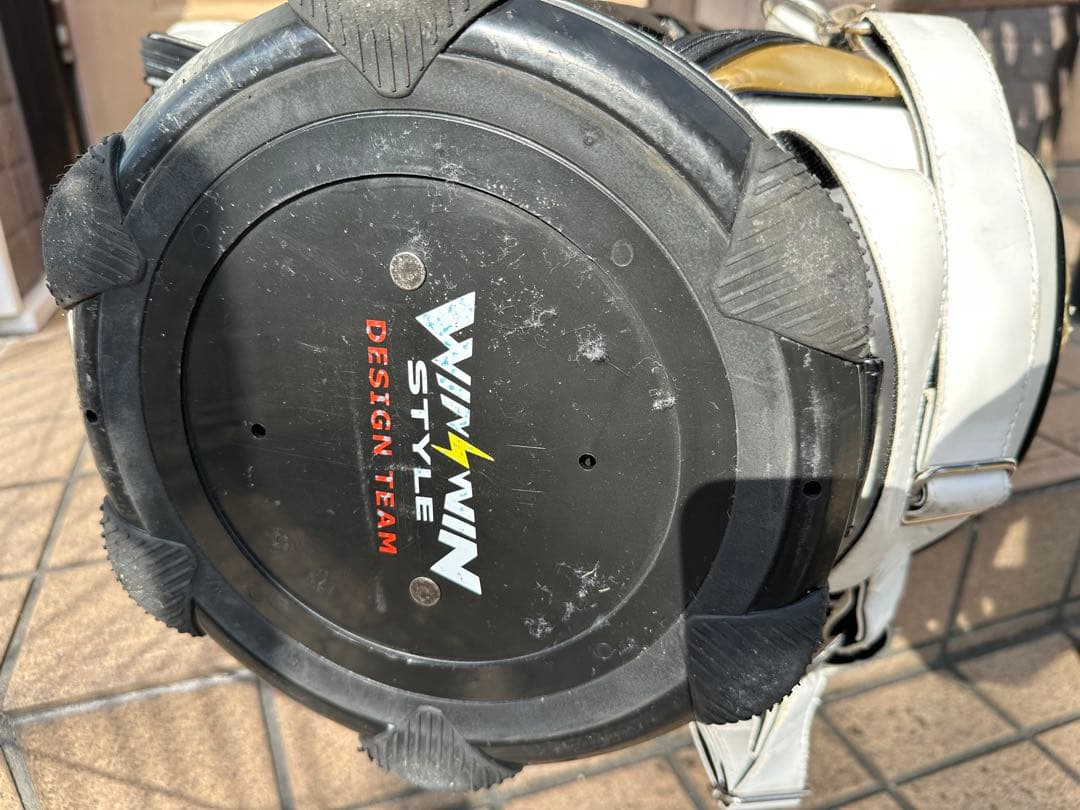 兄〜！　winwinstyle ゴルフキャディバッグ　フード付き