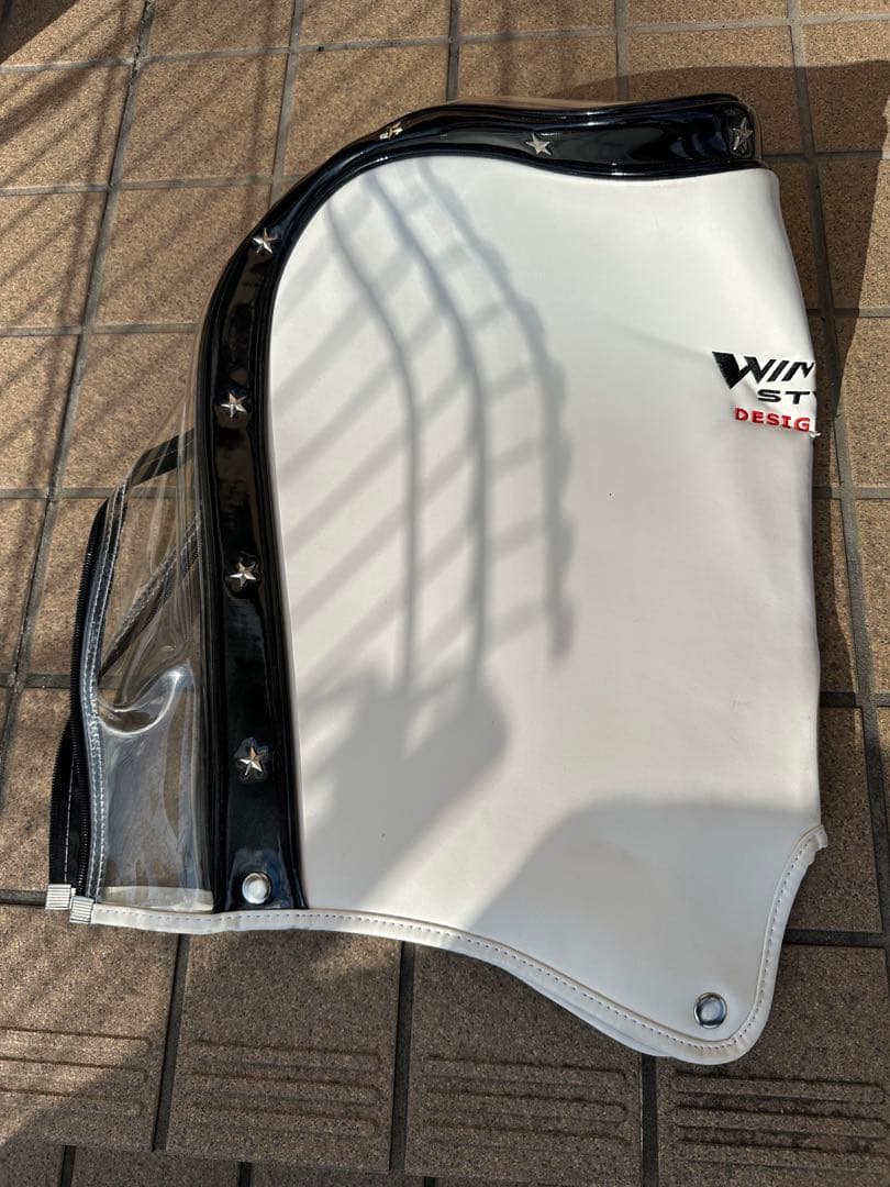 兄〜！　winwinstyle ゴルフキャディバッグ　フード付き