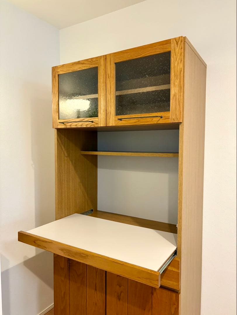 更にお値下げ♪ 末次家具工芸食器棚 北欧風キッチンキャビネット　超美品‼︎