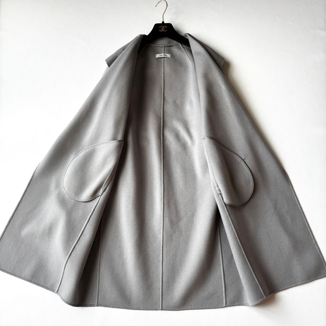 Max Mara クチートアマーノ　ダブルフェイスウールコート　ベルト　36