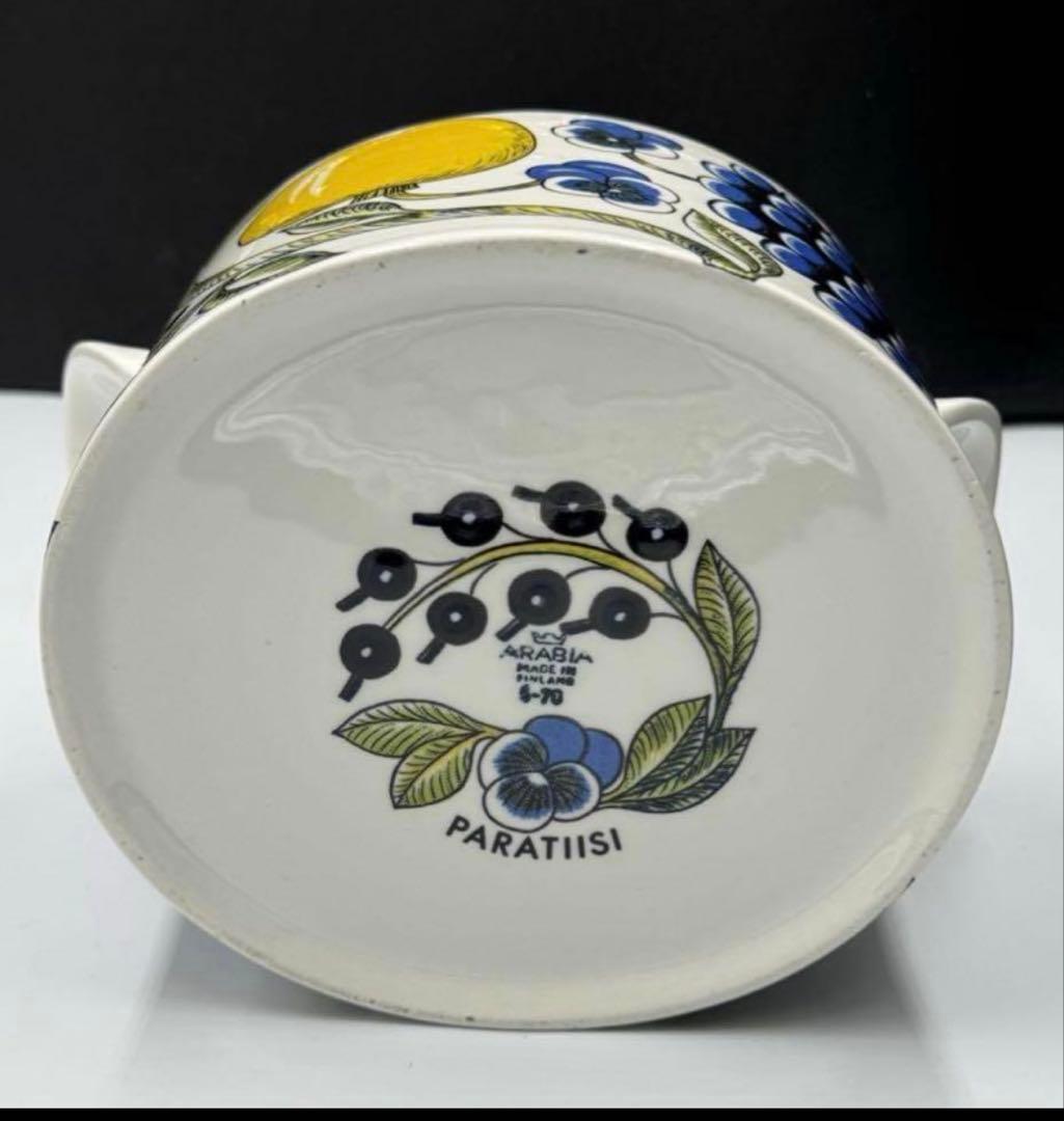 アンティーク　フィンランド　アラビア　パラティッシ　蓋つきスープチューリン