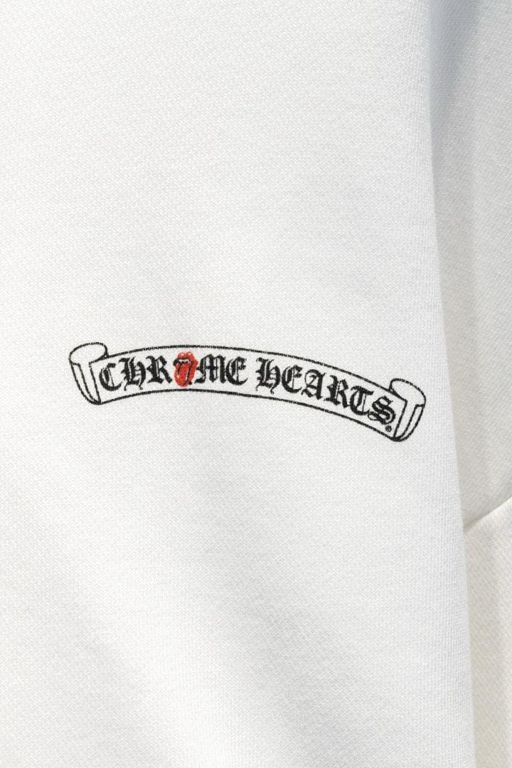 Chrome Hearts ジップアップフーディ ホワイト M