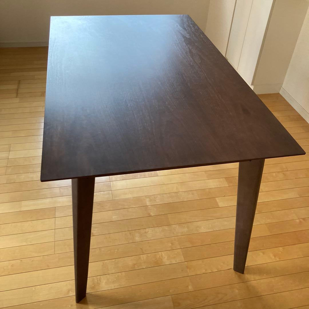 IKEA ダークブラウン 木製 ダイニングテーブル単品