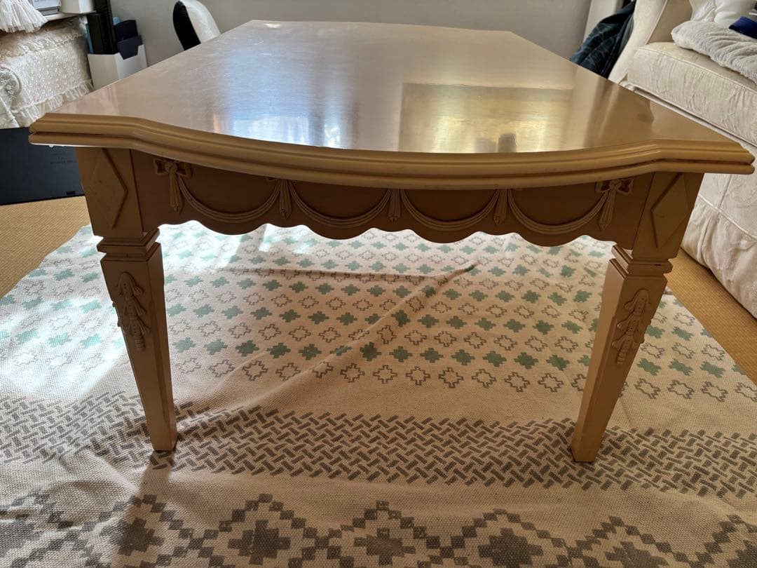 リンホーリン♡リボン♡センターテーブル 美品 レア 大塚家具 週末セール