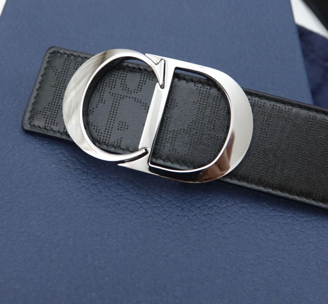 ディオール CD　リバーシブル　オブリーク ベルト 90