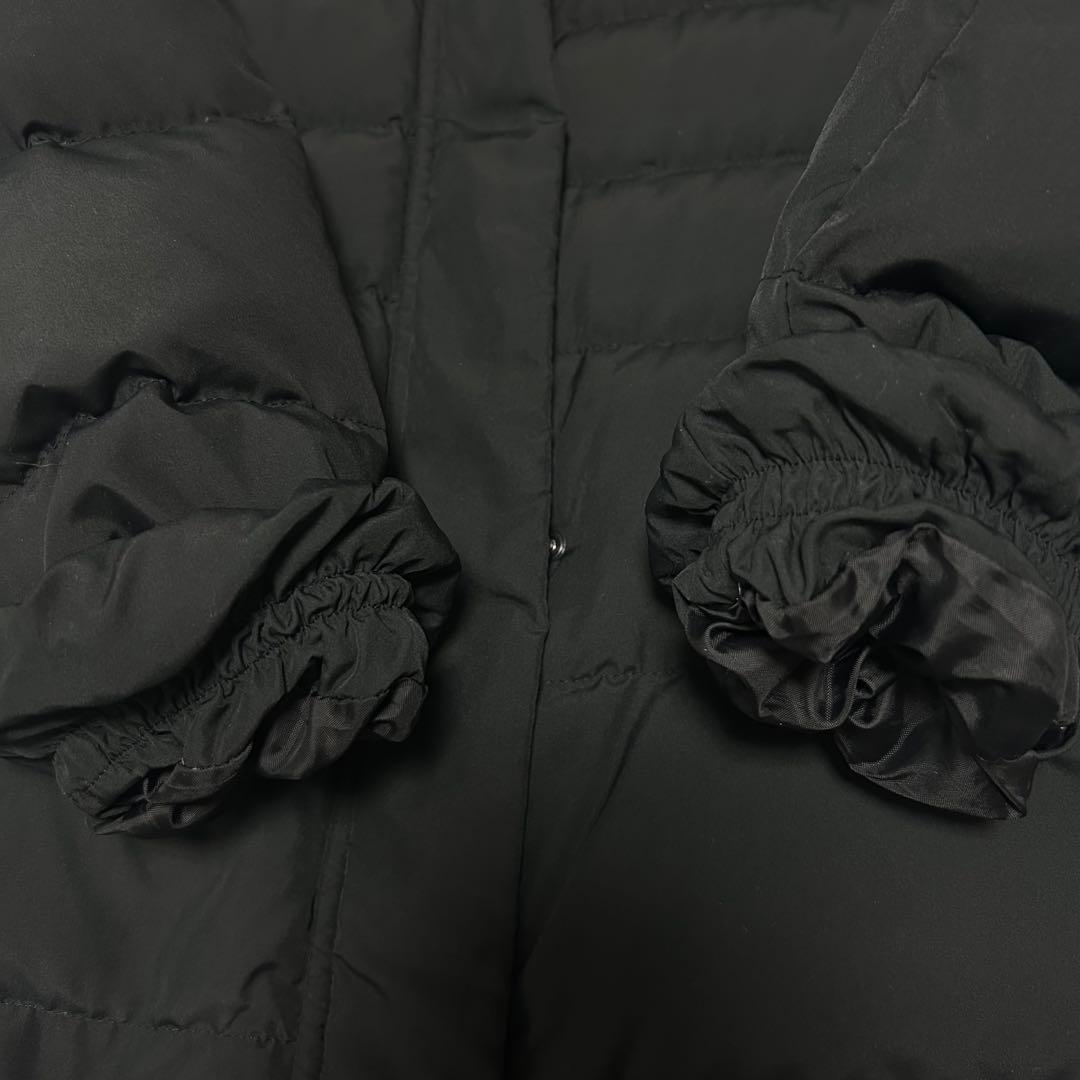 美品✨　INDIVI ダウンコート　40サイズ　フード取り外し　黒