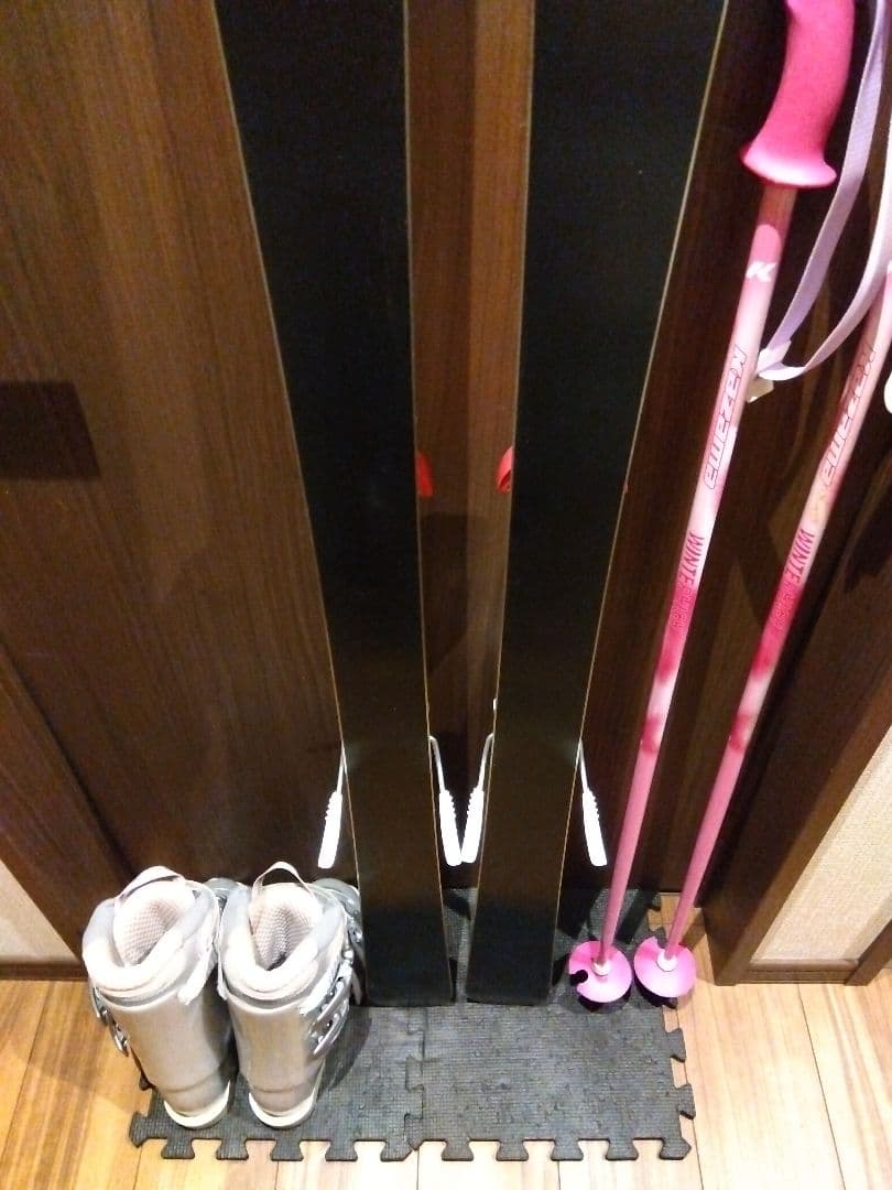 ALL♥KAZAMA/学生・レディース用/スキーセット/メンテ・WAX済み✔