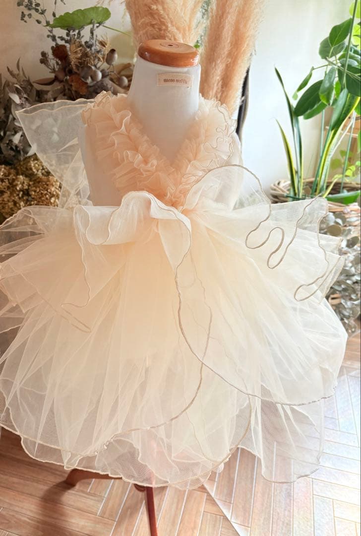 七五三用被布ドレス　ソフトチュール