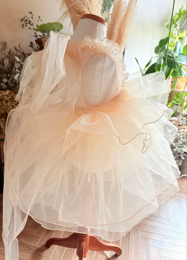 七五三用被布ドレス　ソフトチュール