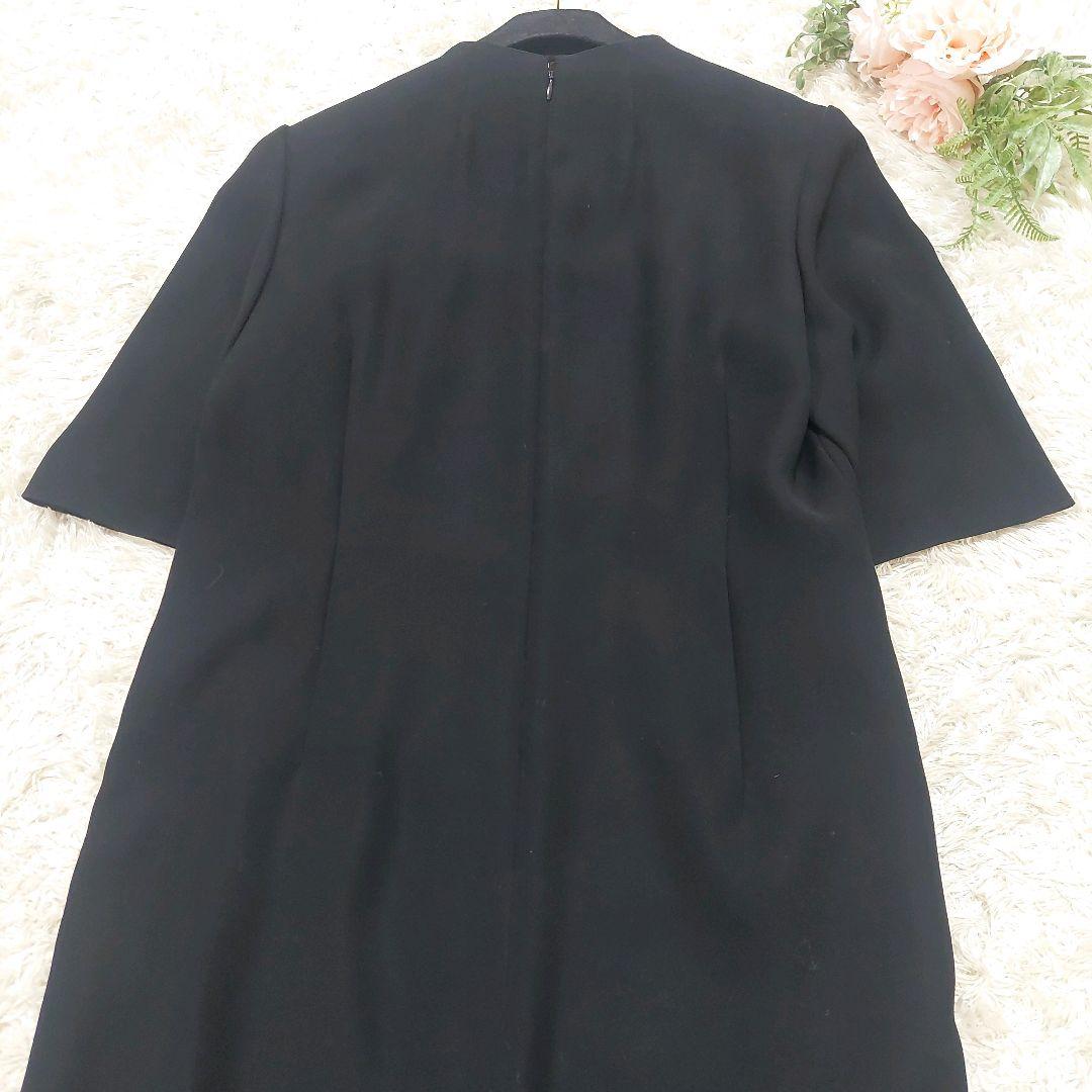 極美品 ジュンアシダ フォーマル ワンピース ブラック 近年モデル
