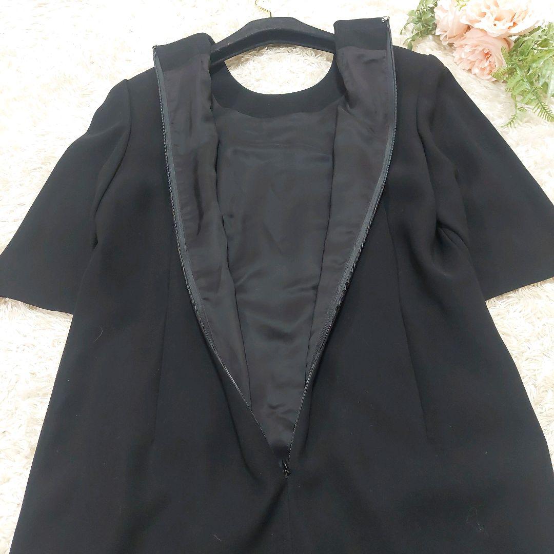 極美品 ジュンアシダ フォーマル ワンピース ブラック 近年モデル