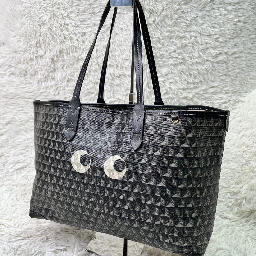 訳あり✨アニヤハインドマーチ アイズ　トートバッグ　A4