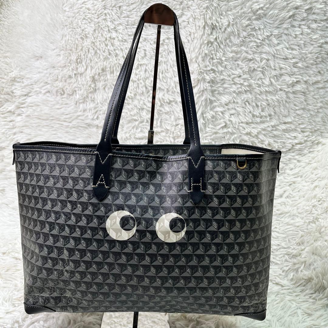 訳あり✨アニヤハインドマーチ アイズ　トートバッグ　A4