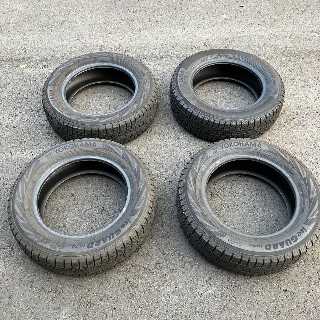 185/65R15 ヨコハマ アイスガード iG70 スタッドレス中古4本セット